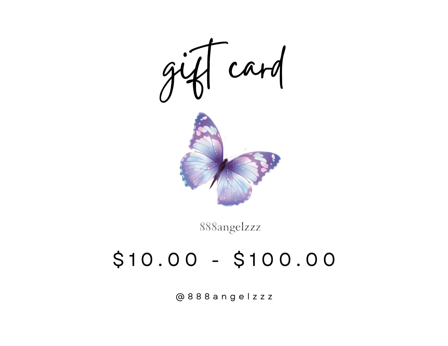888angelzzz Gift Card