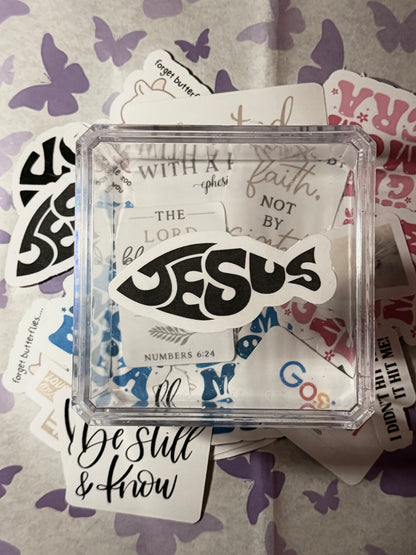 Christian Waterproof Stickers - NEW