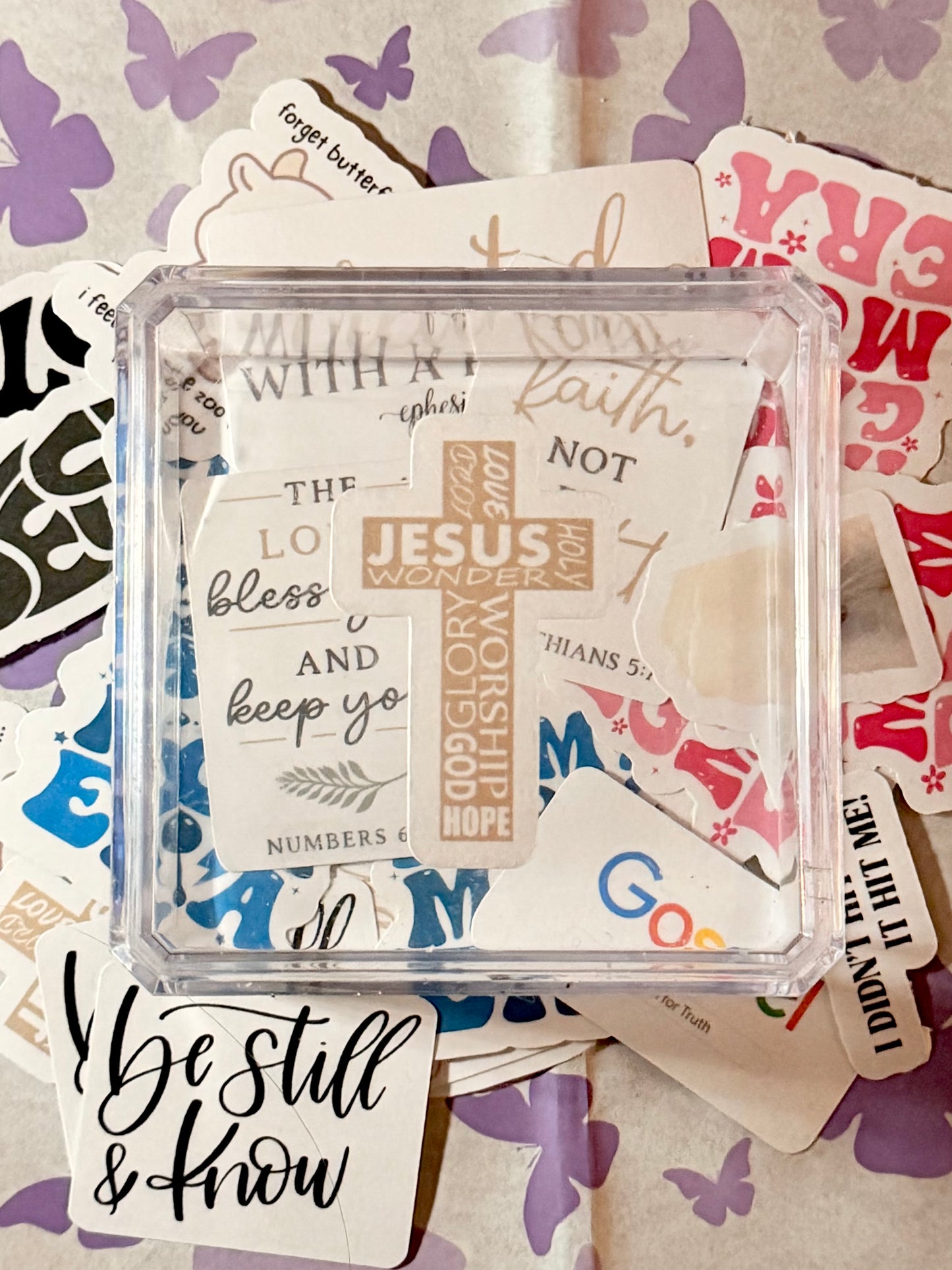 Christian Waterproof Stickers - NEW