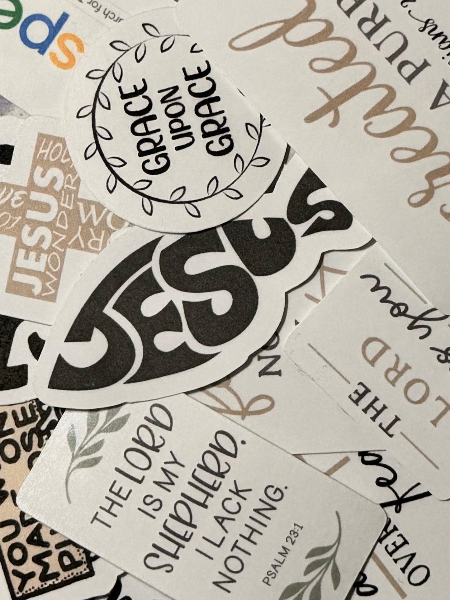Christian Waterproof Stickers - NEW